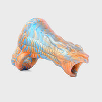Dragon’s Breath Cock Sleeve – textured, fantasy-inspired sleeve with scaly ridges for enhanced girth and fiery sensations.