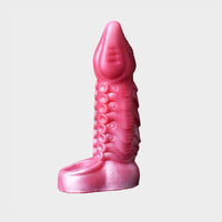 A silicone tentacle cock sleeve for kinky play.