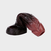 Second Skin 6.1 Inch Large Dark Silicone Cock Extender
