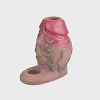 Side view of The Beast penis sleeve, highlighting its massive girth and length.