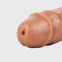 The King Silicone Penis Extender with Detailed Head and Shaft