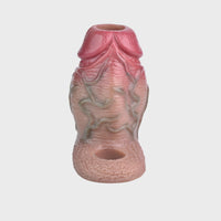 Extra thick penis sleeve made from soft silicone.