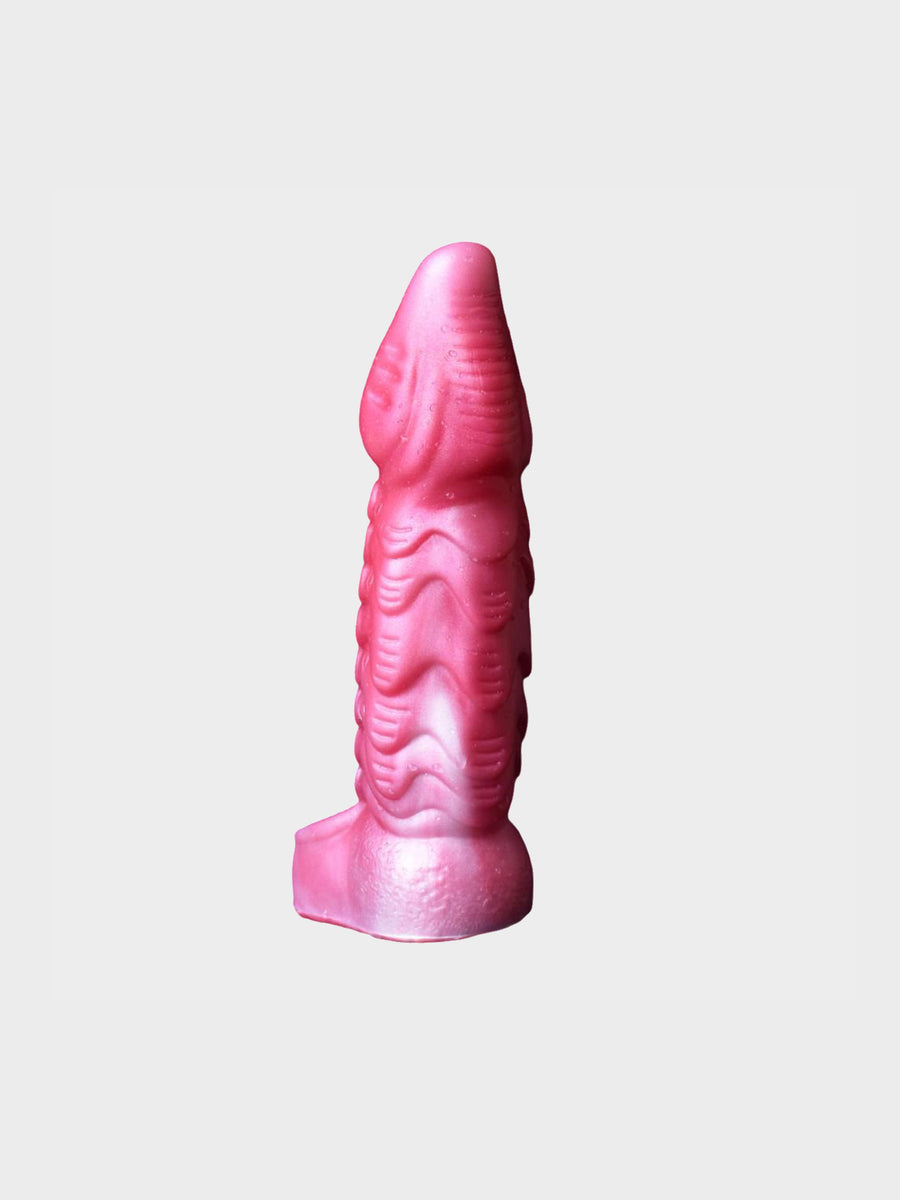 Beautiful ridges in this thick silicone cock sleeve.