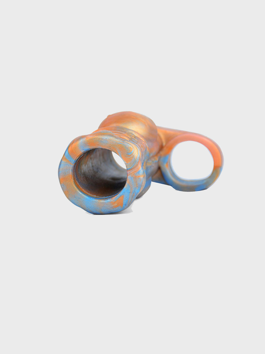You'll fit snugly inside this cock sleeve and enjoy new sensations with your partner.