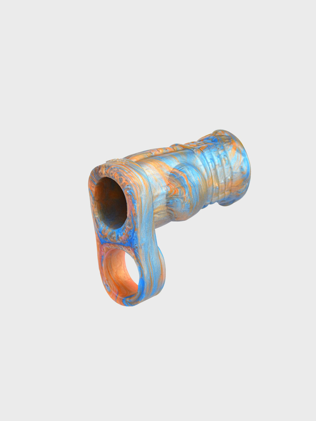 Interior of the Cyborg XL Girth Sleeve, showing soft, body-safe TPE material for a snug yet accommodating fit.